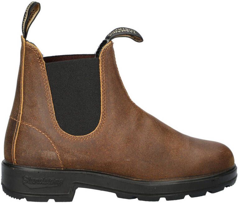 BLUNDSTONE 1911 suède chelsea boots bruin