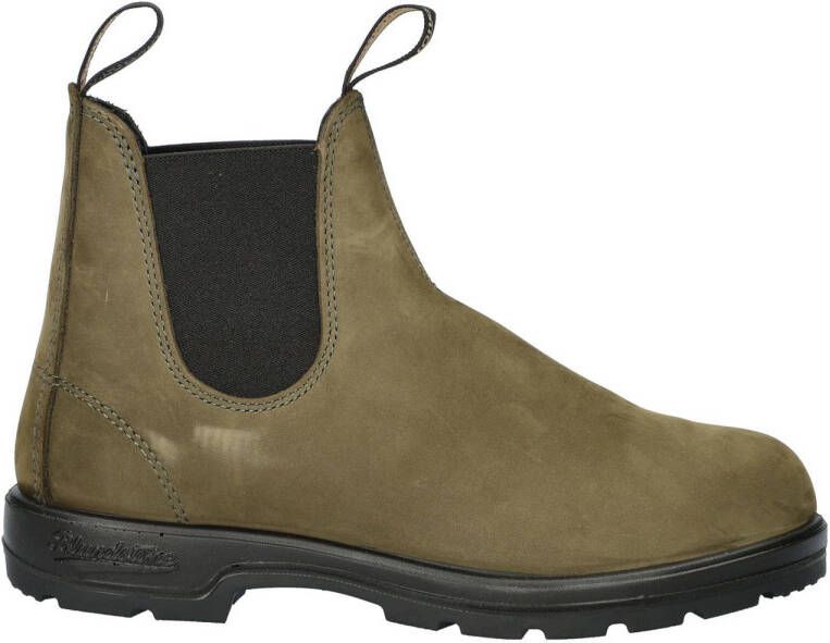 BLUNDSTONE 2442 Classic nubuck chelsea boots kaki