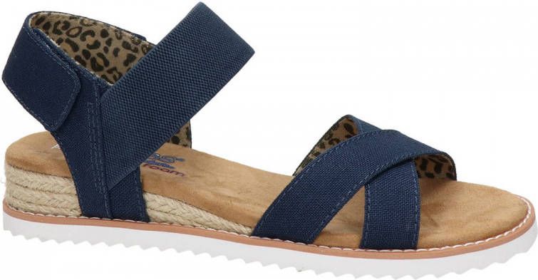 Bobs by Skechers Desert Kiss sandalen blauw