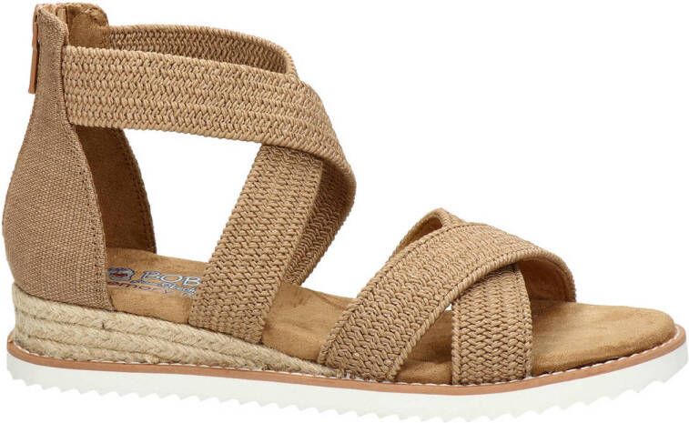 Skechers Sandalen DESERT KISS- zomerschoen sandaal keilhak met hielrits