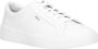 Boss Witte Leren Sneakers met Zijlogo White Heren - Thumbnail 1