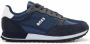 BOSS Lage Sneakers Heren Parkour-l Runn Maat: 42 Materiaal: Leer Kleur: Blauw - Thumbnail 1