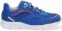 Braqeez 421340-423 Jongens Lage Sneakers Blauw Suède Veters - Thumbnail 1