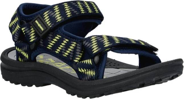 Braqeez sandalen donkerblauw Jongens Textiel Meerkleurig 31