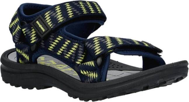 Braqeez sandalen donkerblauw Jongens Textiel Meerkleurig 29