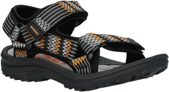 Braqeez sandalen zwart Jongens Textiel Meerkleurig 26