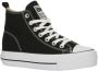 British Knights Kaya Mid Women Zwarte Sneakers Canvas - Thumbnail 1