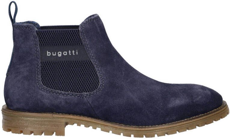 Bugatti Costa suède chelsea boots blauw