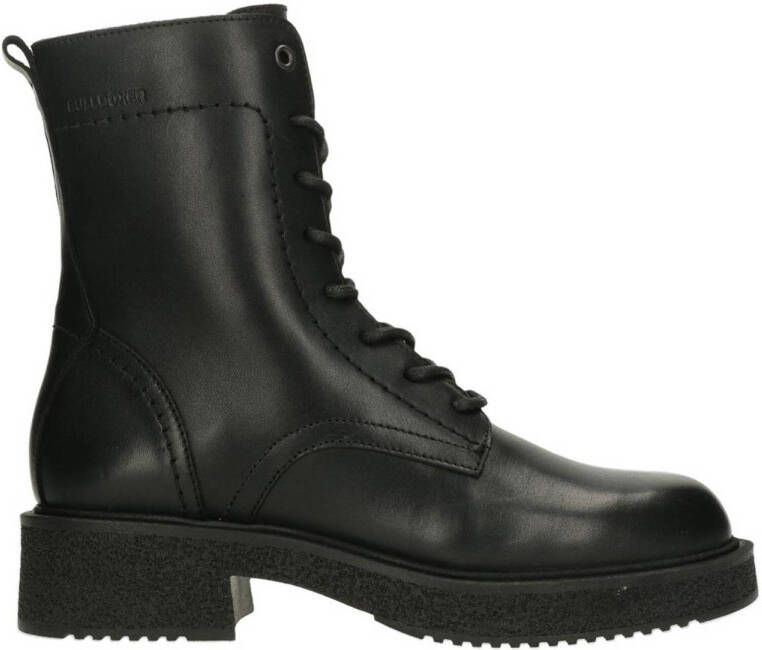 Bullboxer Bulboxer 555501E6L Mira Biker Zwart Leer Biker boots Dames