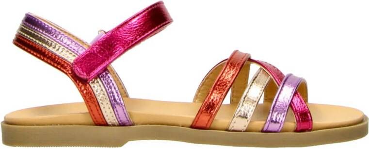 Bullboxer sandalen roze oranje goud Meisjes Imitatieleer Meerkleurig 30