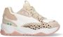 BunniesJR 225375-994 Meisjes Lage Sneakers Beige Wit Leer Veters - Thumbnail 1