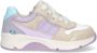 BunniesJR Fenna Force chunky leren sneakers beige lila Paars Meisjes Leer 27 - Thumbnail 1