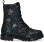 BunniesJR 224864-998 Meisjes Biker Boots Multicolor Suède Veters - Thumbnail 1