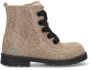 BunniesJR Tina Trots Meisjes Biker Boots Taupe Suède Veters - Thumbnail 2