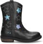 BunniesJR 224826-489 Meisjes Cowboy Boots Zwart Suède Ritssluiting - Thumbnail 1