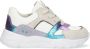 BunniesJR Sia Spring leren sneakers wit blauw paars Meisjes Leer Meerkleurig 25 - Thumbnail 1