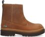 BunniesJR 224702-513 Jongens Biker Boots Bruin Suède Ritssluiting - Thumbnail 1