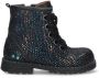 BunniesJR Tina Trots Meisjes Biker Boots Blauw Suède Veters - Thumbnail 2