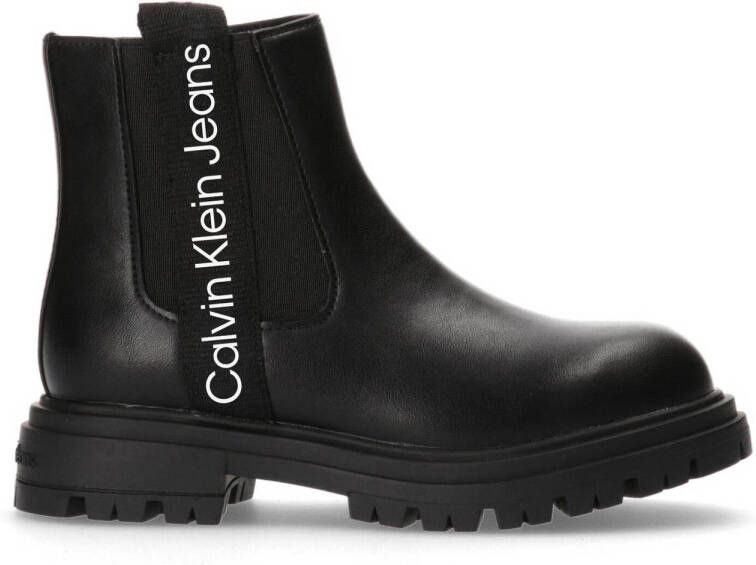 Calvin Klein chunky enkelboots zwart Meisjes Synthetisch Logo 28