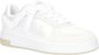 Calvin Klein Witte Sneakers Leer Hoge Kwaliteit Multicolor Dames - Thumbnail 1