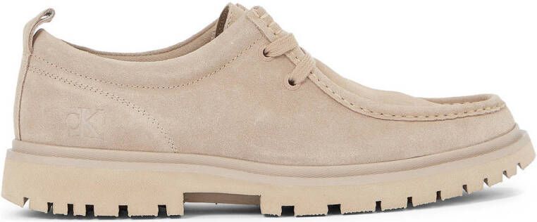 CALVIN KLEIN JEANS suède bootschoenen beige