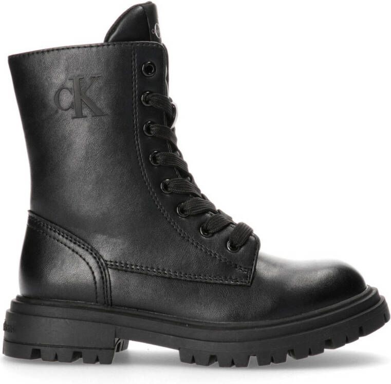 Calvin Klein veterboots zwart