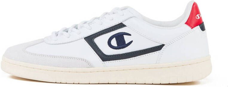 Champion CL78 SL sneakers wit donkerblauw rood