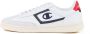 Champion CL78 SL sneakers wit donkerblauw rood - Thumbnail 1