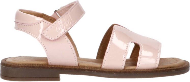 Clic! lakleren sandalen roze Effen 24 | Sandaal van
