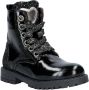 Clic! lakleren veterboots zwart - Thumbnail 1