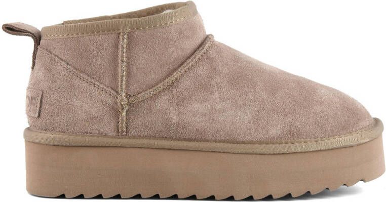 Colors of California Enkellaarzen Platfrom winter boot in suede