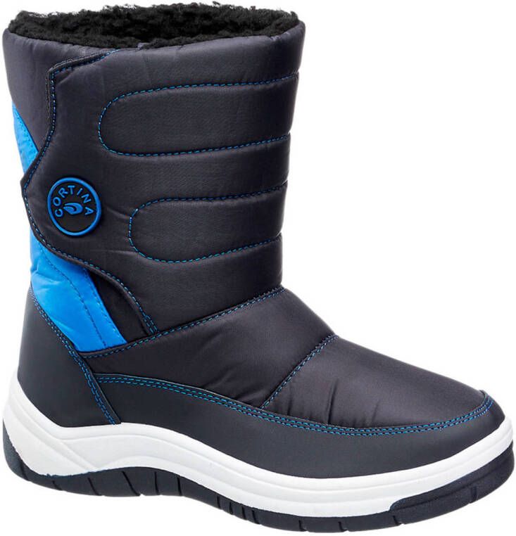 Cortina snowboots blauw zwart