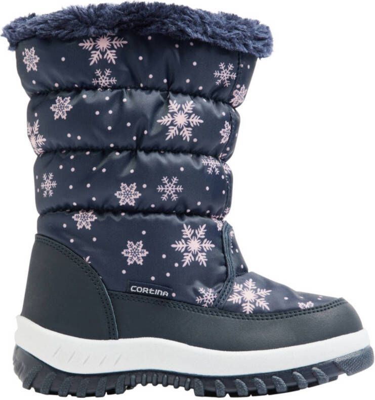 Cortina snowboots donkerblauw