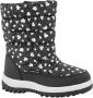 Cortina snowboots met hartjesprint zwart zilver - Thumbnail 1