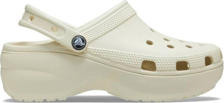 Crocs Classic Platform Sandalen & Slides Schoenen bone maat: 39 40 beschikbare maaten:36 37 38 39 40 41 42