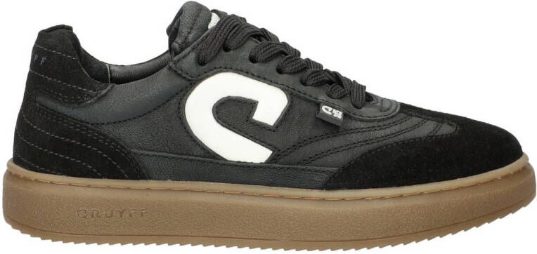 Cruyff Calcio Cup leren sneakers zwart