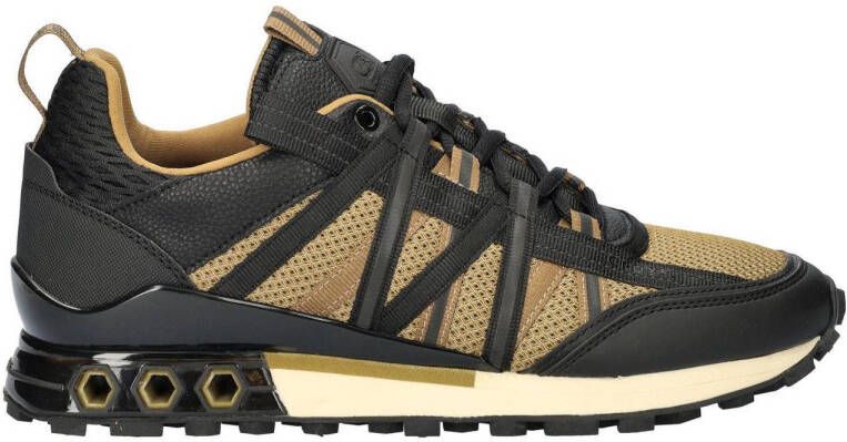 Cruyff Fearia Hex Tech Sneakers Black Gold