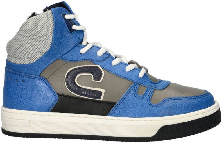 Cruyff Junior Cruyff Trophy High jongens hoge sneaker Blauw multi