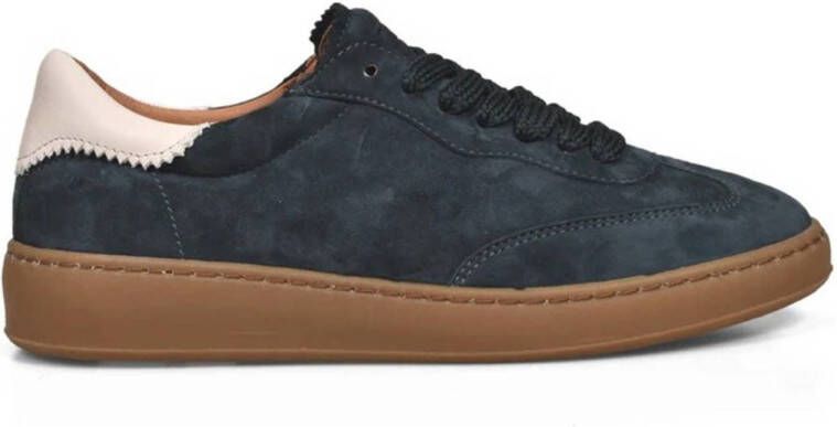 Cycleur de Luxe Jawn suède sneakers petrolgroen