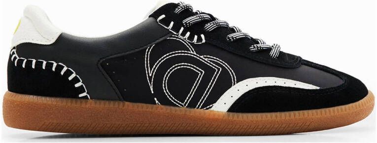 Desigual leren sneakers zwart