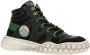 Develab 45687 leren sneakers zwart groen - Thumbnail 1