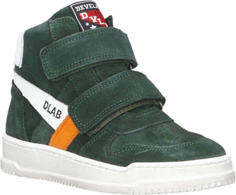 Develab 45201 klittenband sneaker boots groen