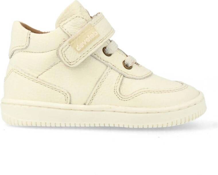 Develab suède sneakers wit Suede Effen 21