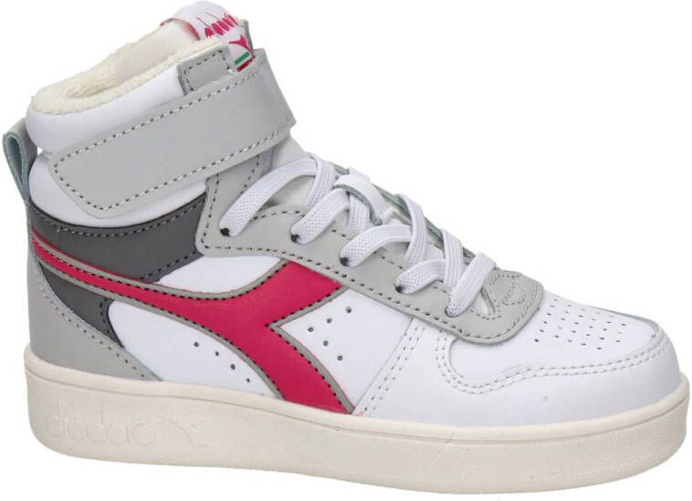 Diadora Magic Basket Mid PS hoge leren sneakers grijs multi