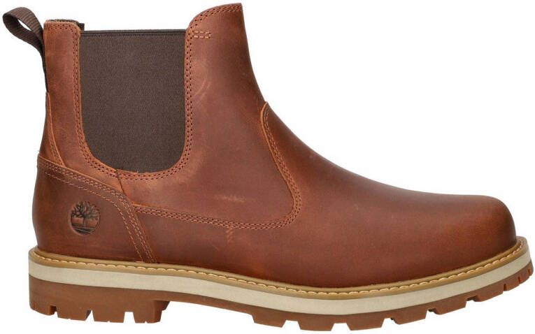 Britton Road nubuck chelsea boots cognac