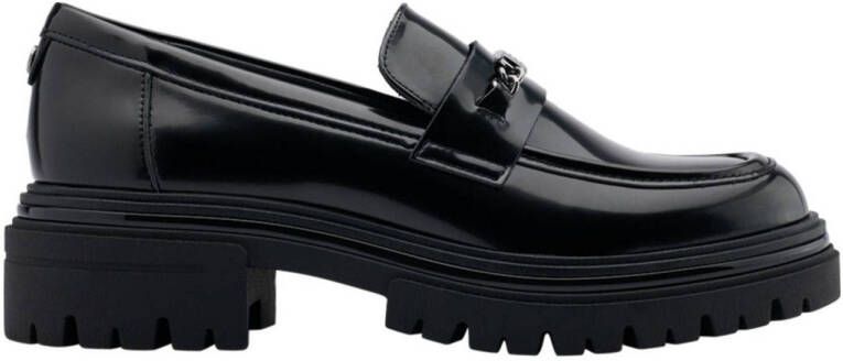 chunky loafers zwart