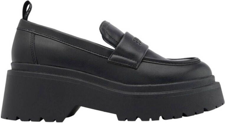 ESPRIT chunky loafers zwart