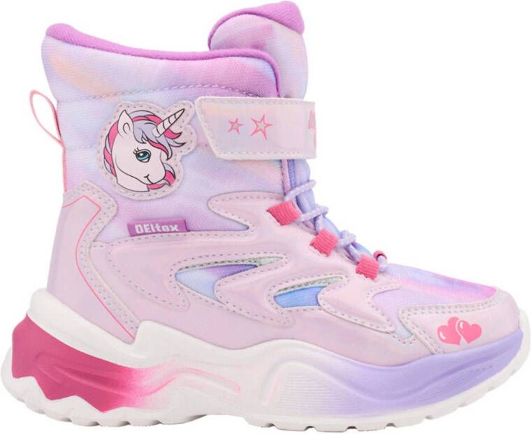 Graceland enkelboots roze lila