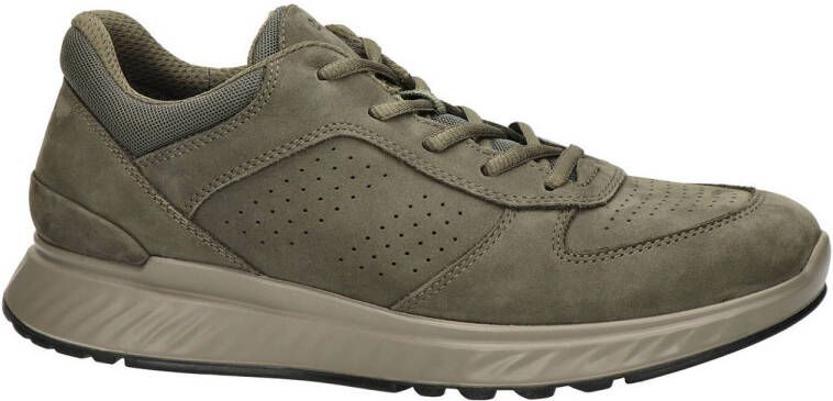 Ecco Exostride nubuck sneakers kaki