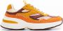 Desigual chunky leren sneakers oranje - Thumbnail 1